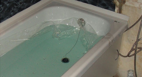 Установкой акрилового вкладыша | Оса